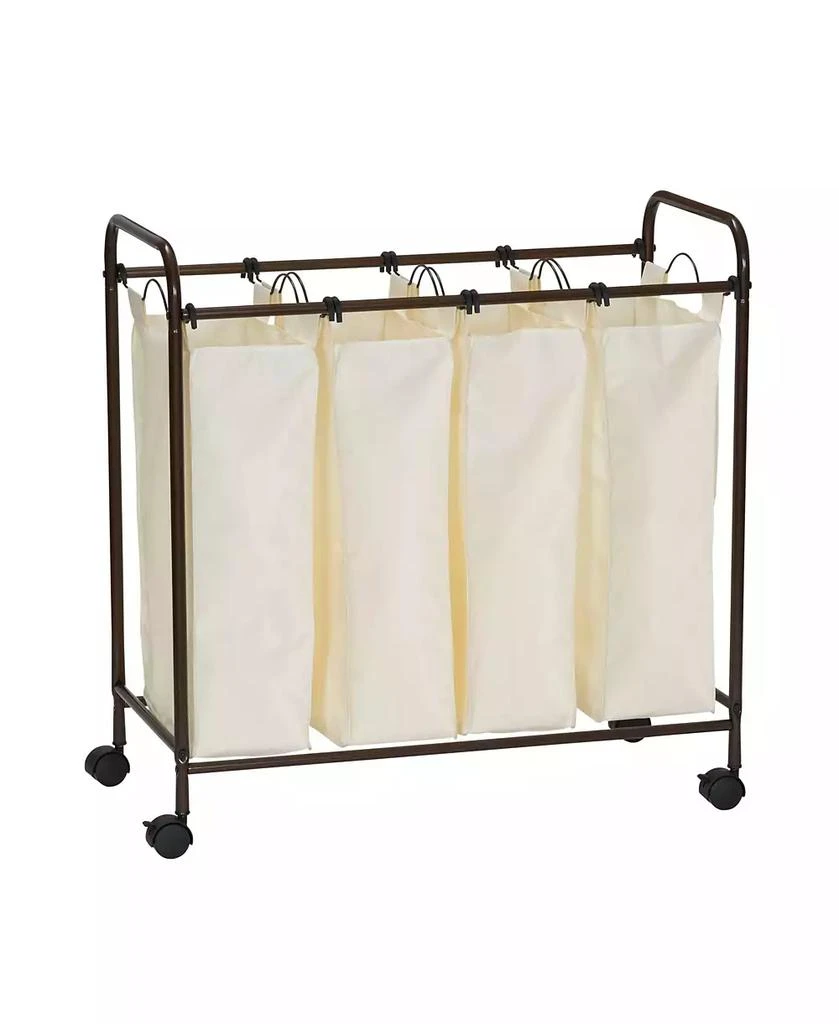 商品Household Essentials|Rolling 4 Bag Laundry Sorter,价格¥903,第1张图片