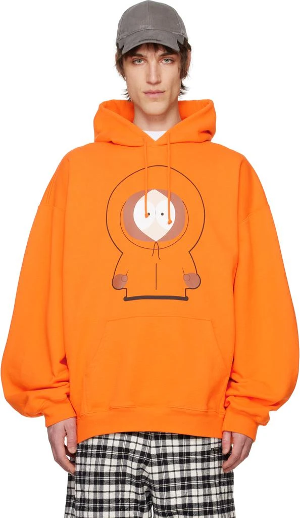 商品Vetements|橙色 Kenny Oversized 连帽衫,价格¥8636,第1张图片