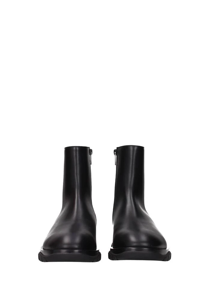 商品Alexander McQueen|Ankle Boot Leather Black,价格¥3477,第3张图片详细描述