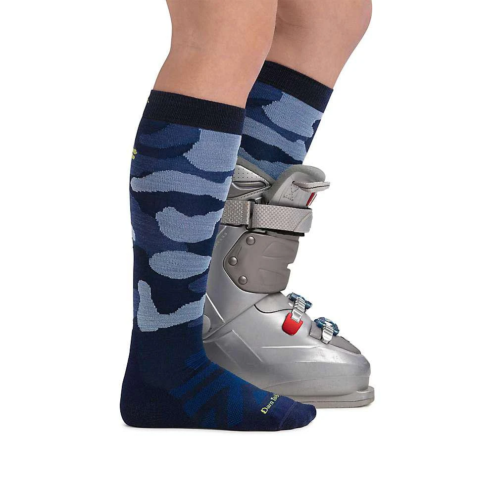 商品Darn Tough Vermont|Darn Tough Juniors' Camo Jr Over-the-Calf Cushion,价格¥57,第3张图片详细描述