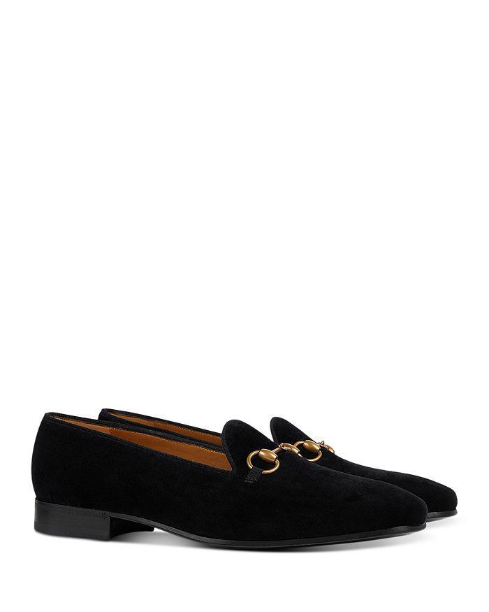 商品Gucci|Men's Velvet Horsebit Loafers,价格¥6317,第6张图片详细描述