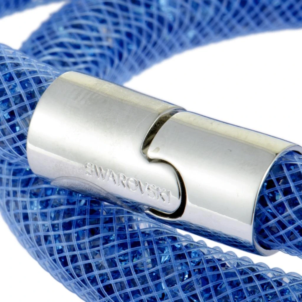 商品Swarovski|Swarovski Stardust Blue Crystals Double Bracelet 5184789-M- Medium,价格¥268,第3张图片详细描述