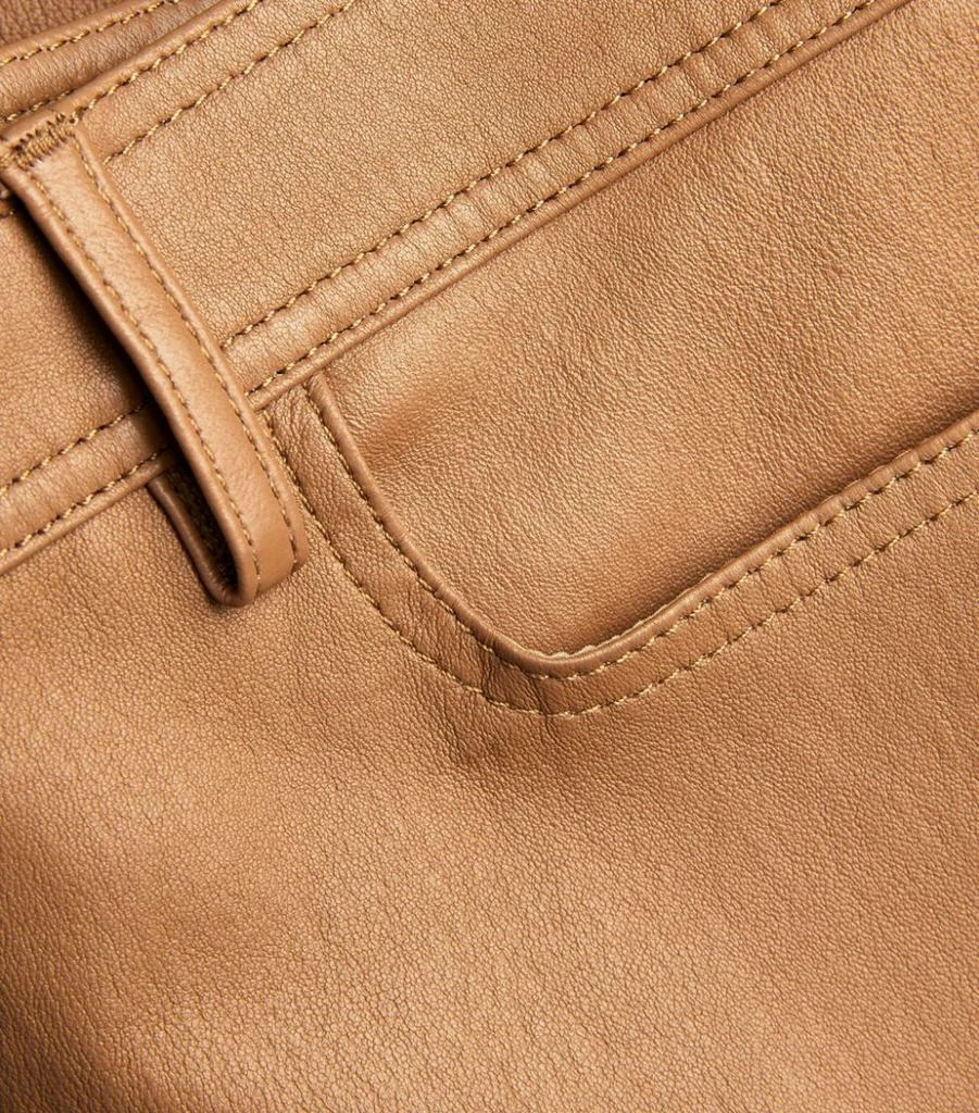 商品Joseph|Leather Teddy Trousers,价格¥9747,第5张图片详细描述