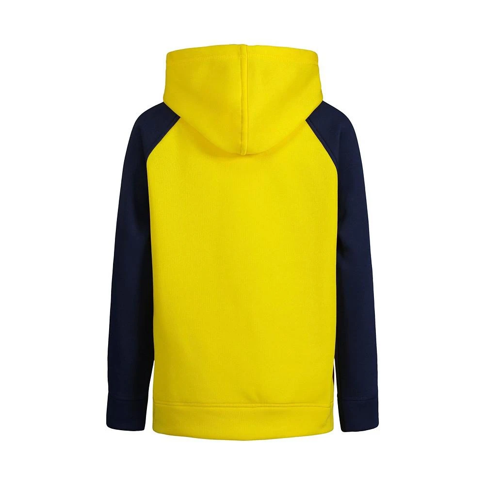 商品Nautica|Big Boys Colorblocked Long Sleeve Pullover Polyester Hoodie,价格¥318,第2张图片详细描述