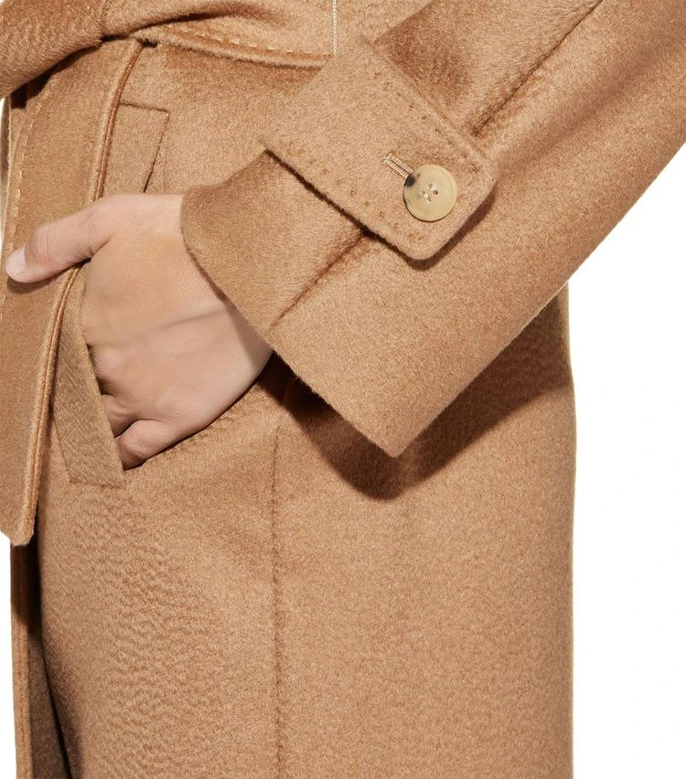 商品Max Mara|Linfa Camel Coat,价格¥13636,第4张图片详细描述