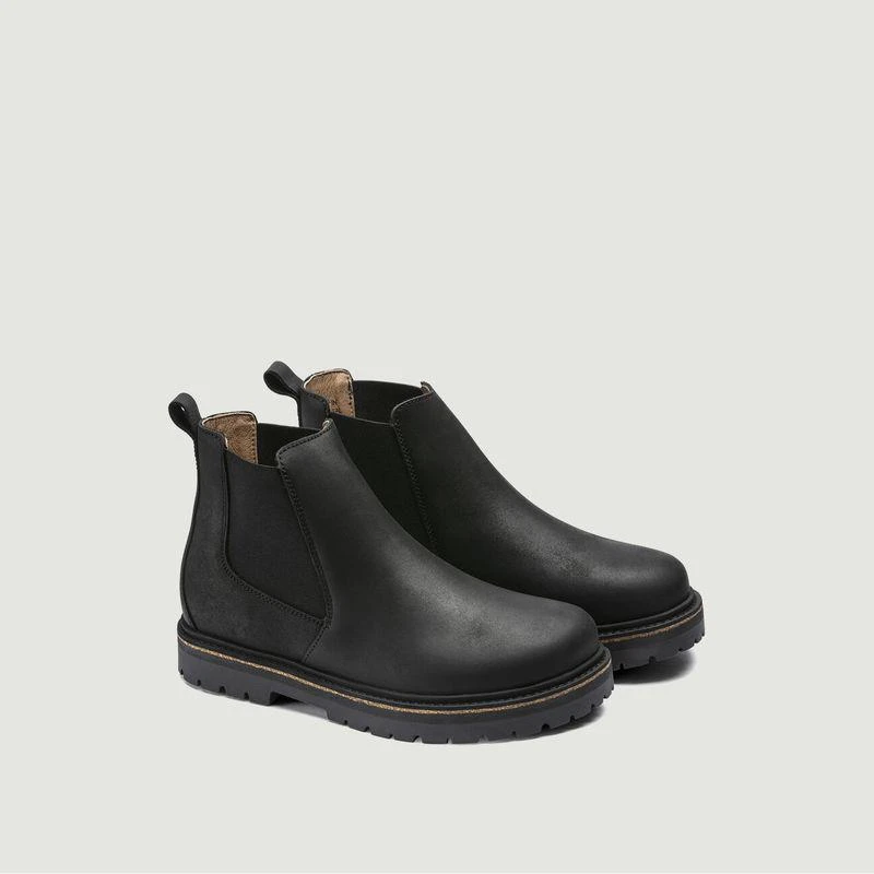 商品Birkenstock|Chelsea boots in nubuck Stalon Black BIRKENSTOCK,价格¥751,第3张图片详细描述