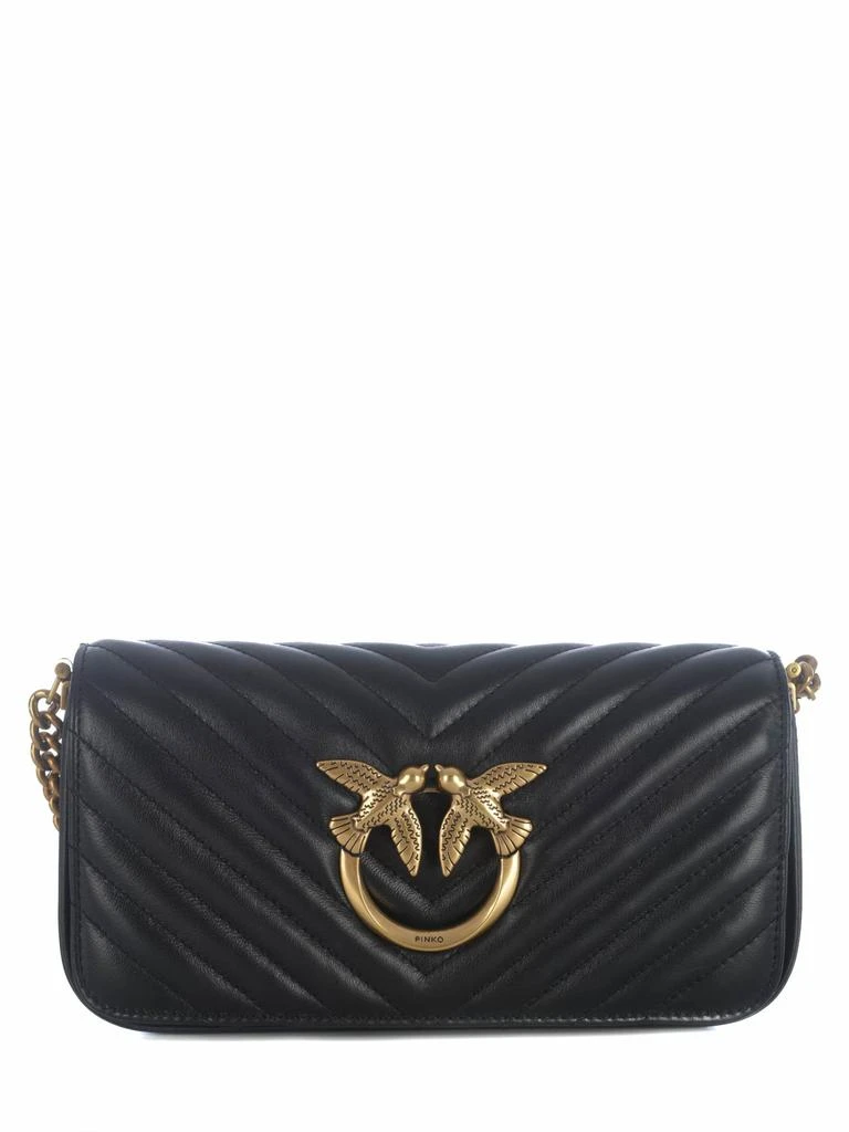 商品PINKO|Bag  love Click Baguette Chevron In Nappa Leather,价格¥1860,第1张图片