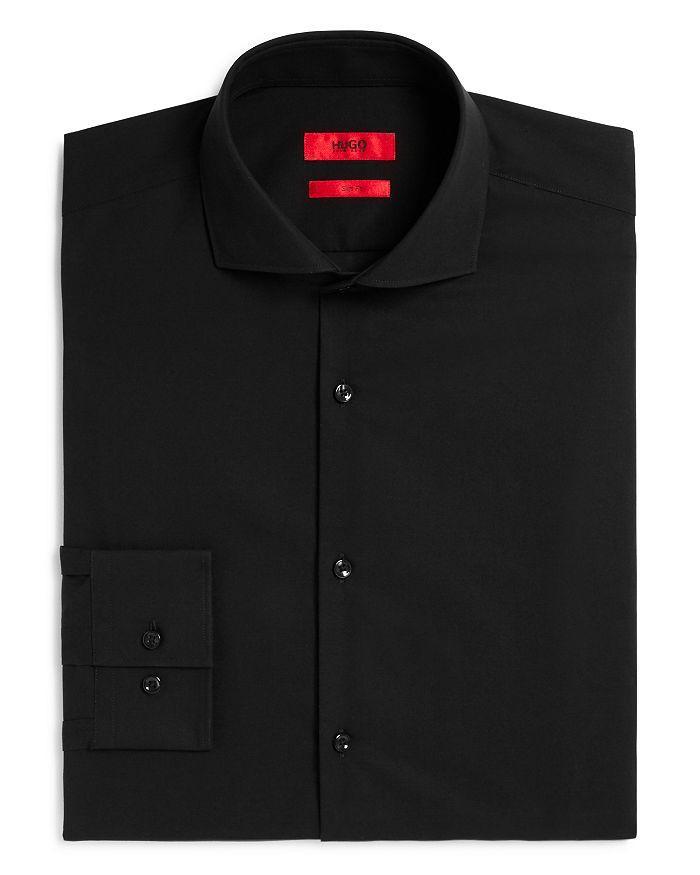 商品Hugo Boss|Jason Solid Slim Fit Dress Shirt,价格¥695,第3张图片详细描述