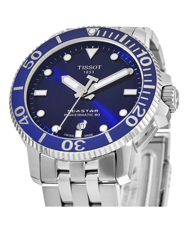 商品Tissot|Tissot Seastar 1000 Blue Dial Steel Men's Watch T120.407.11.041.00,价格¥3716,第4张图片详细描述