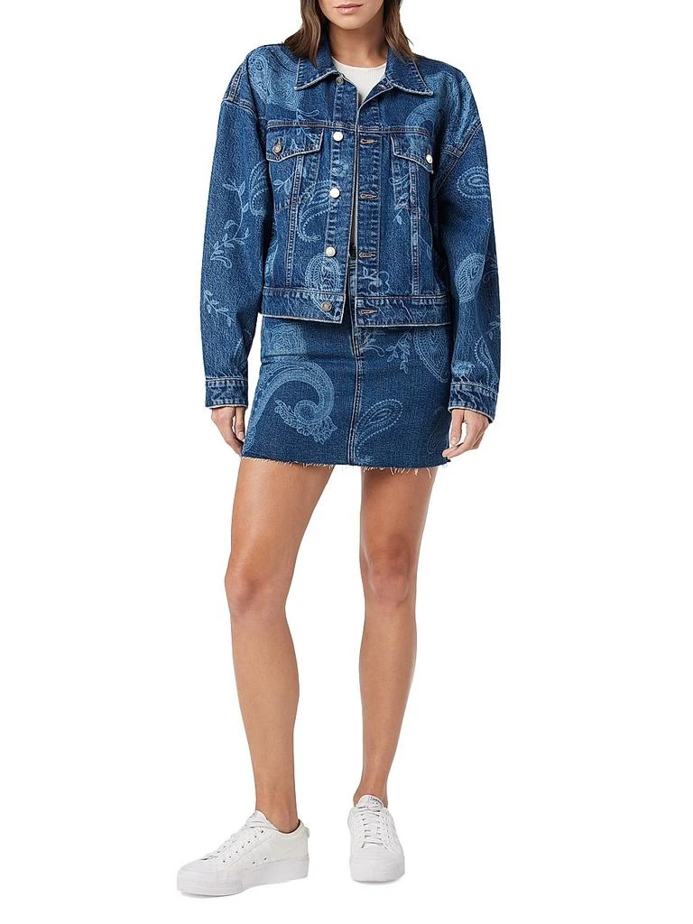 商品Hudson|Brea Swing Paisley Trucker Jacket,价格¥1054,第2张图片详细描述