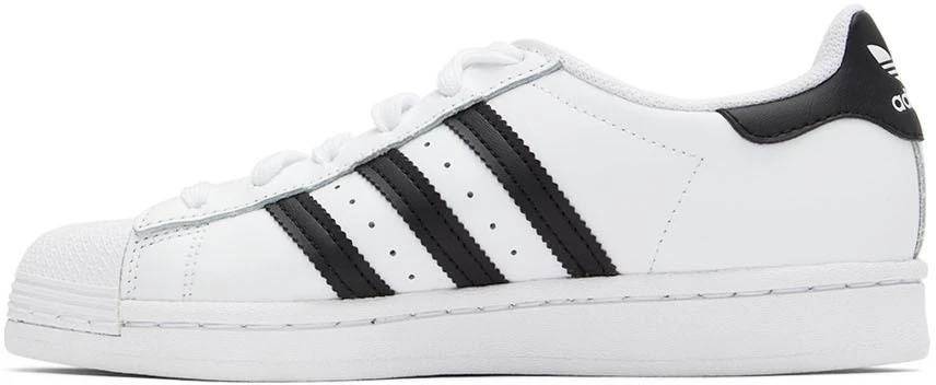 商品Adidas|Kids White & Black Superstar Big Kids Sneakers,价格¥338,第3张图片详细描述