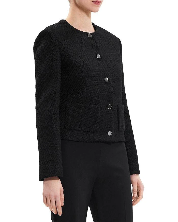 商品Theory|Tweed Cropped Jacket,价格¥1804,第4张图片详细描述