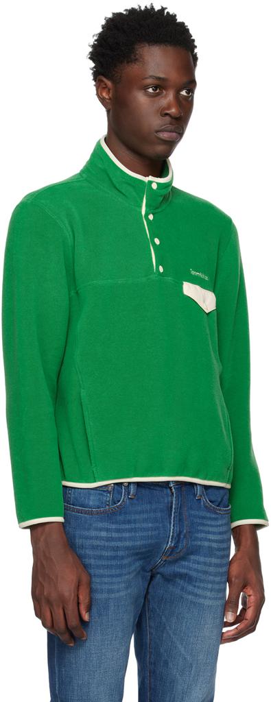 Green Serif Sweatshirt商品第2张图片规格展示