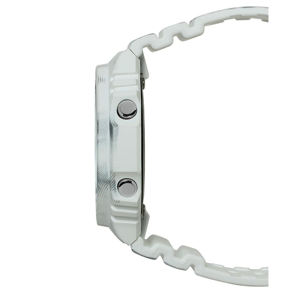 Men's Analog Digital White Snow Camouflage Resin Strap Watch Set 45mm商品第6张图片规格展示