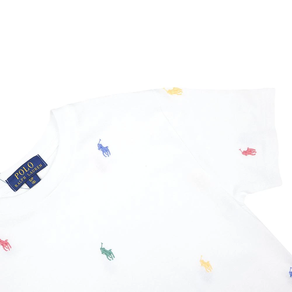 商品Ralph Lauren|White Repeat Pony Logo Short Sleeve T Shirt,价格¥226,第2张图片详细描述