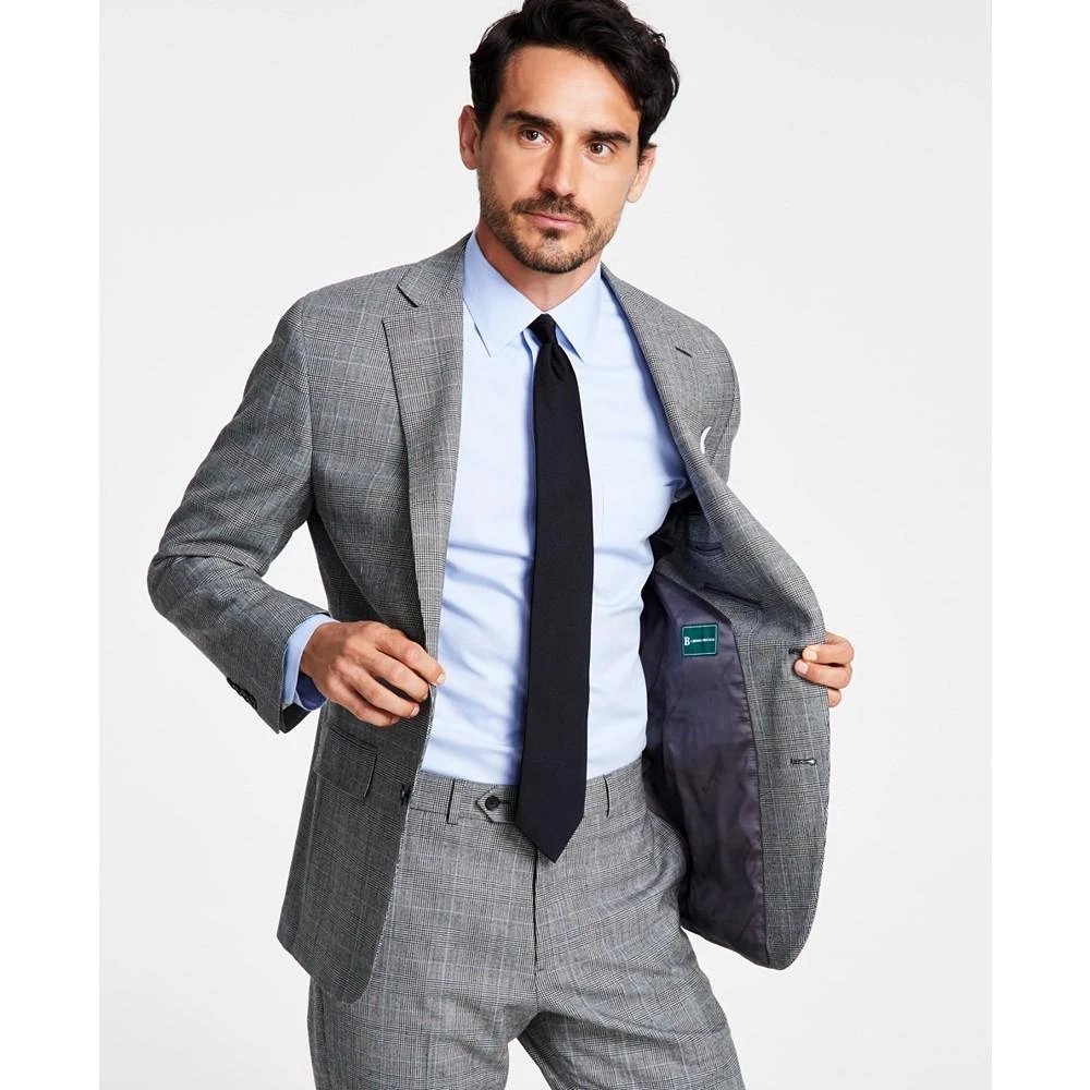 商品Brooks Brothers|Men's Classic-Fit Plaid Wool-Blend Stretch Suit Jacket,价格¥2022,第4张图片详细描述