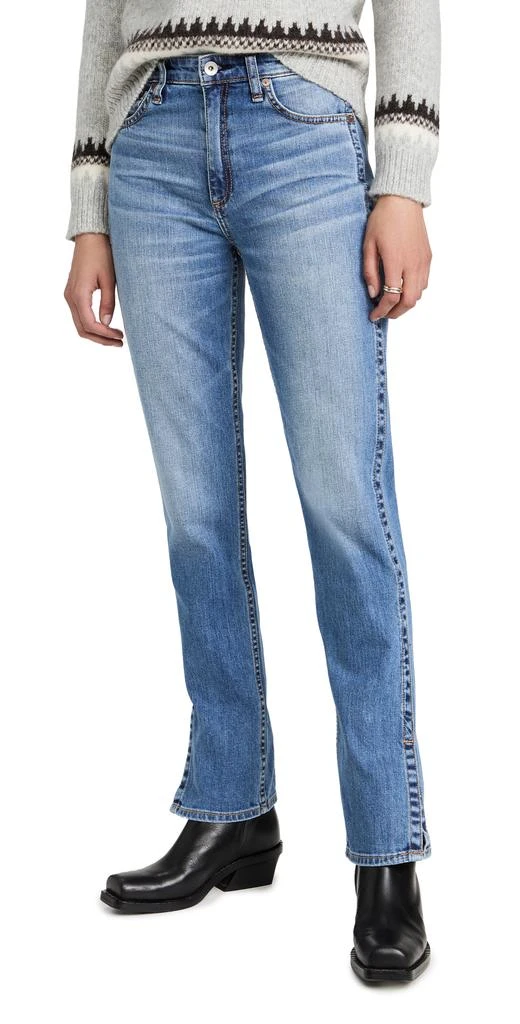 商品Rag & Bone|Rag & Bone Nina 高腰牛仔裤,价格¥1137,第1张图片