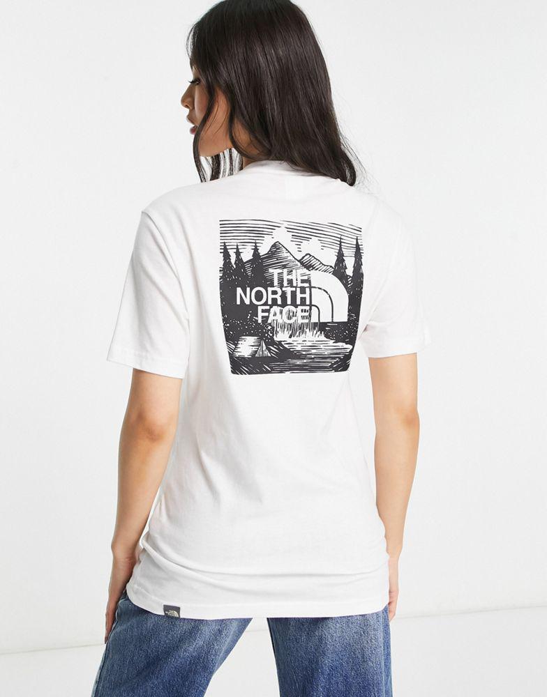 The North Face Red Box Celebration t-shirt in white Exclusive at ASOS商品第4张图片规格展示