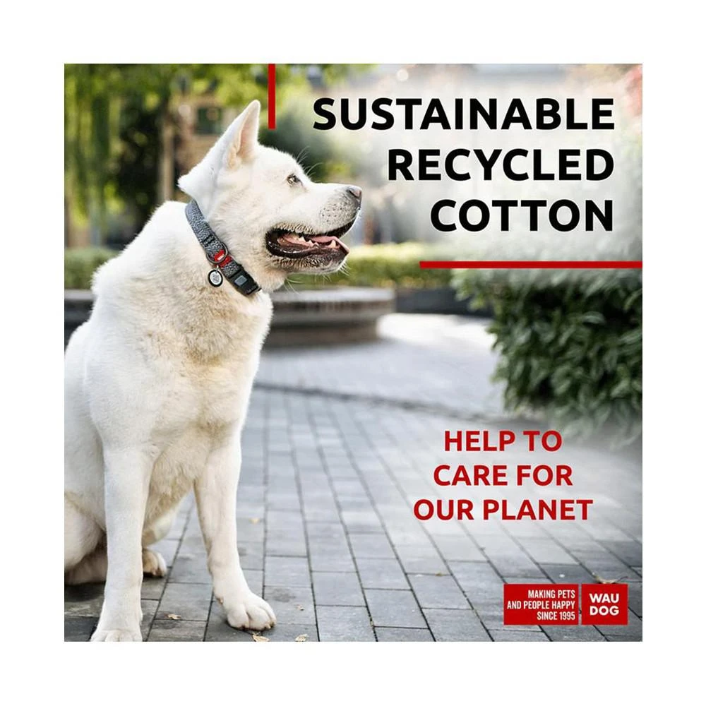 商品Waudog|Eco-Friendly Re-Cotton Collar For Dogs, plastic buckle,价格¥149,第3张图片详细描述