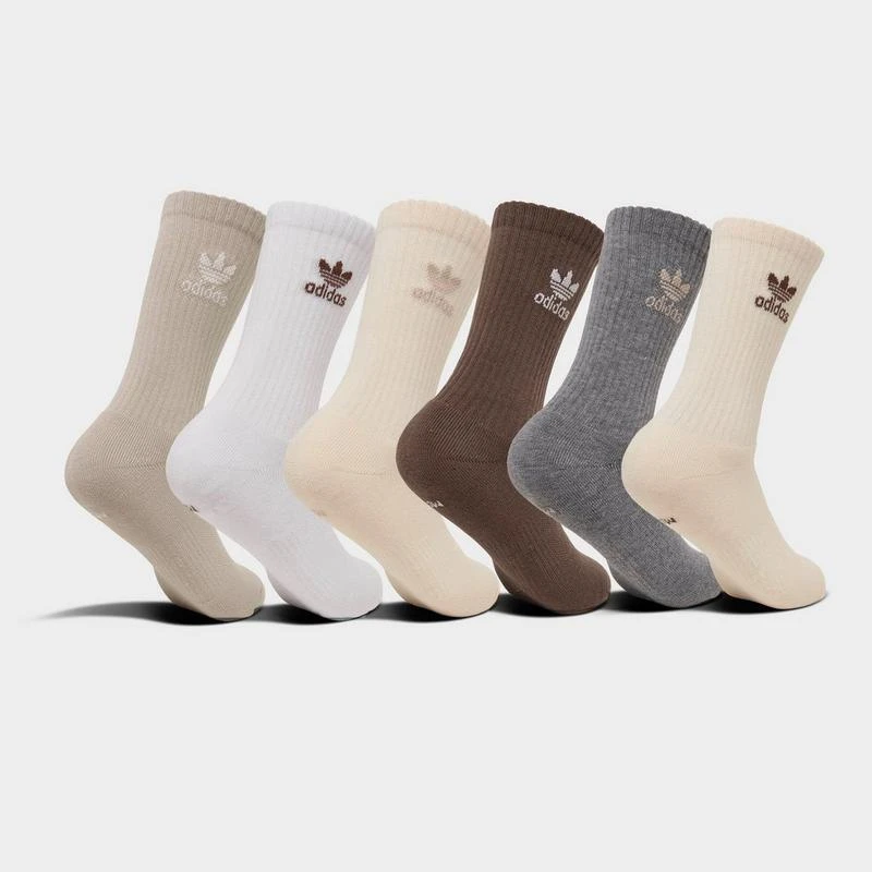 商品Adidas|Women's adidas Originals Trefoil Cushion Crew Socks (6-Pack),价格¥110,第2张图片详细描述