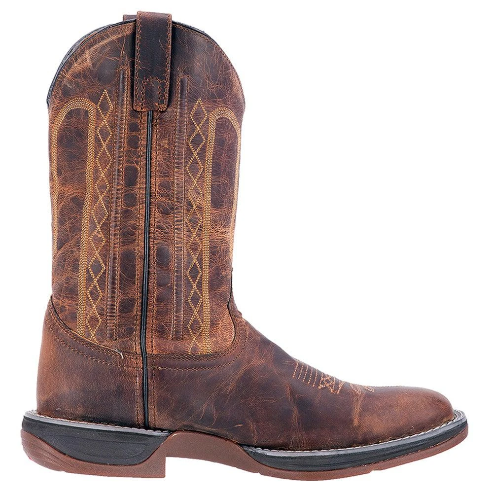 商品Laredo|Bennett Distressed Square Toe Cowboy Boots,价格¥1033,第1张图片详细描述