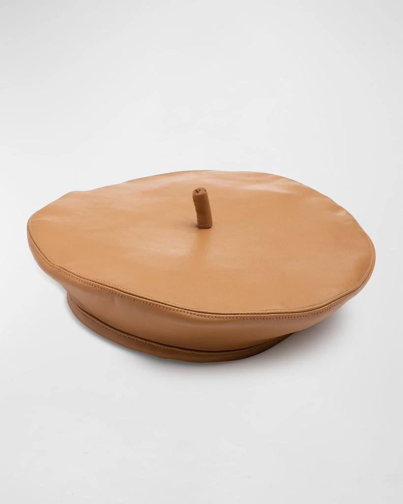 商品Eugenia Kim|Carter Leather Beret,价格¥1576,第1张图片