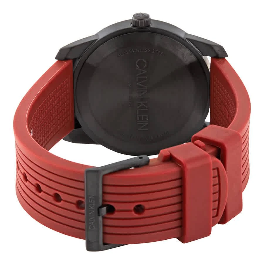 商品Calvin Klein|Calvin Klein Evidence Quartz Red Dial Mens Watch K8R114UP,价格¥410,第3张图片详细描述