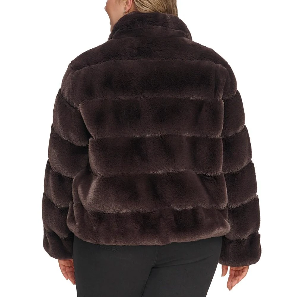 商品Calvin Klein|Women's Plus Size Faux-Fur Coat,价格¥1125,第2张图片详细描述