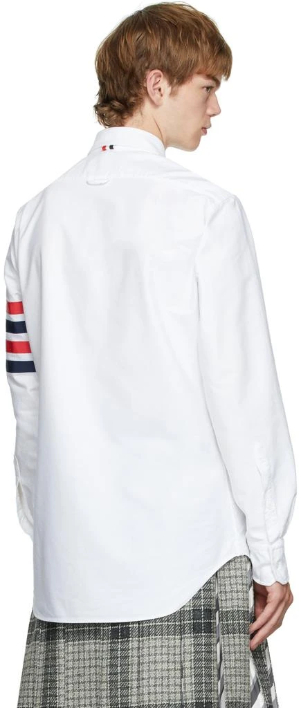 商品Thom Browne|White Oxford GG Top Bar Classic Fit Shirt,价格¥2702,第3张图片详细描述