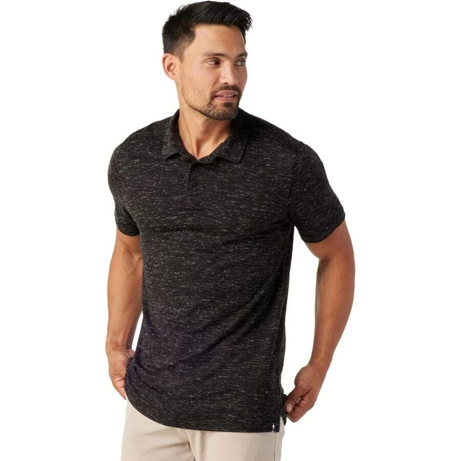 商品SmartWool|Merino Hemp Blend Short-Sleeve Polo Shirt - Men's,价格¥386,第1张图片详细描述