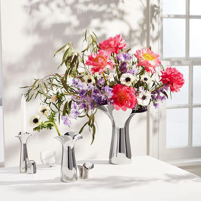商品Georg Jensen|Bloom Botanica 2-Piece Tea Light Candleholder Set,价格¥736,第2张图片详细描述