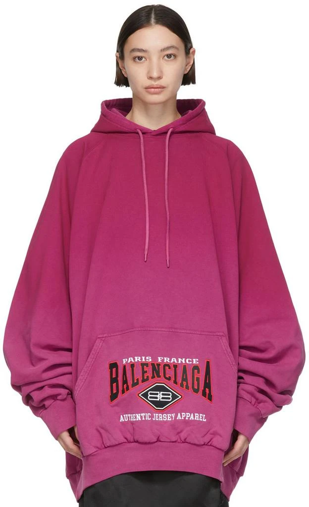 商品Balenciaga|Pink Cotton Hoodie,价格¥4085,第1张图片