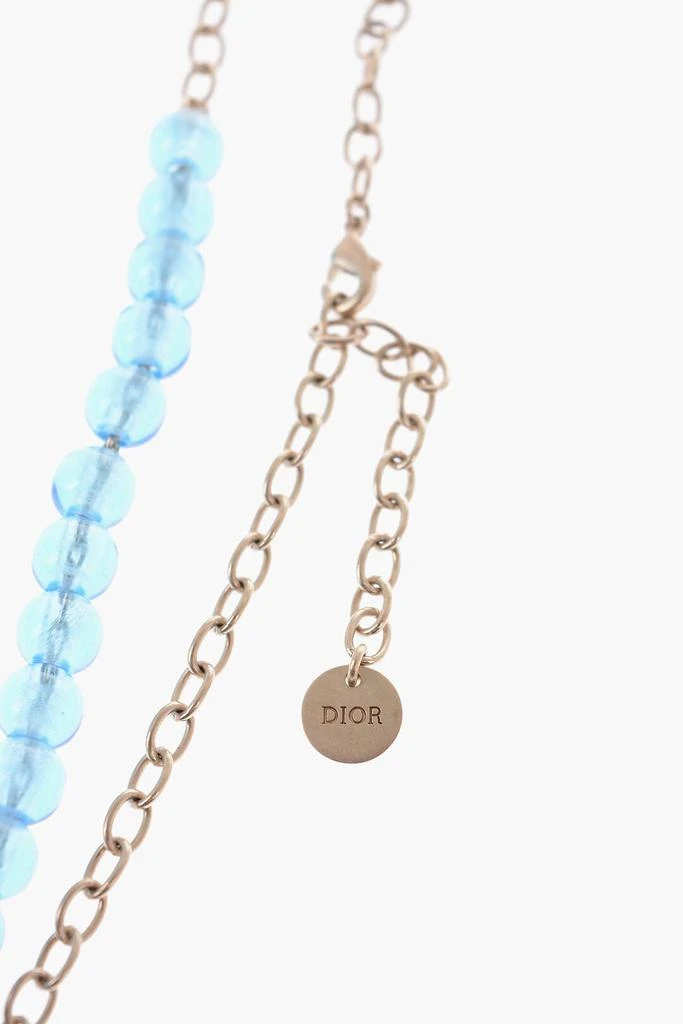 商品Dior|Dior Necklace with Plexiglass Beads and Colored Charm,价格¥3681,第3张图片详细描述