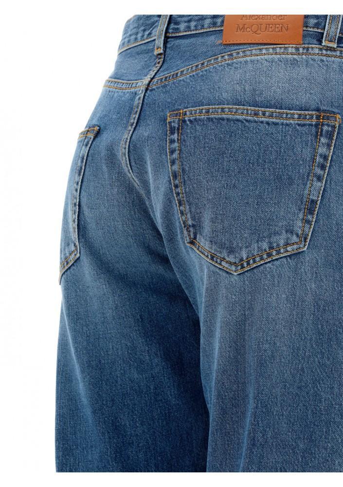 商品Alexander McQueen|Turn Up Jeans,价格¥5224,第5张图片详细描述