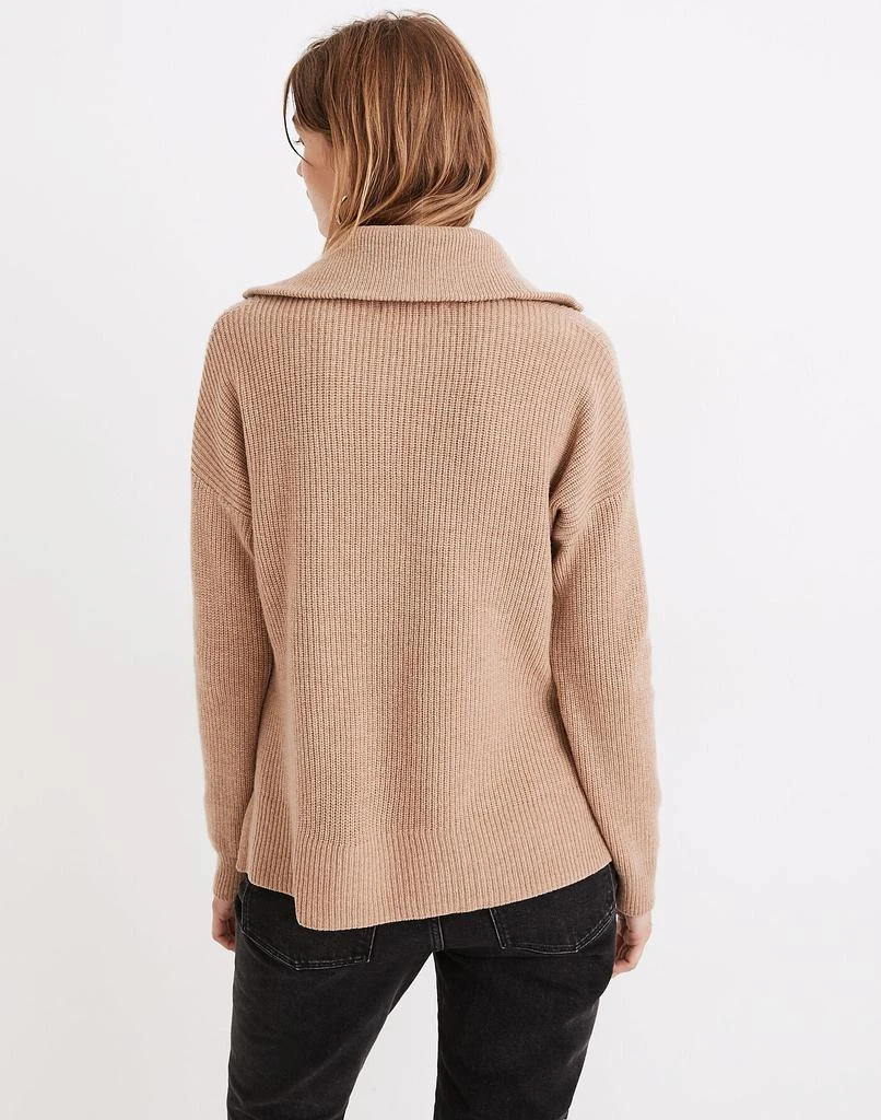 商品Madewell|Glenbrook Half-Zip Pullover Sweater,价格¥237,第3张图片详细描述
