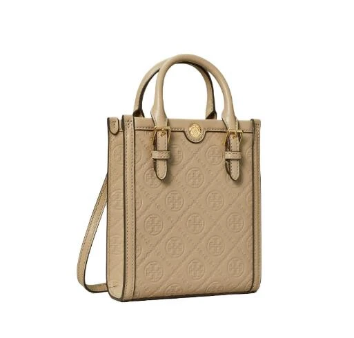 汤丽柏琦 老花满印提花帆布皮质迷你女款手提单肩斜挎包（香港仓发货） 商品