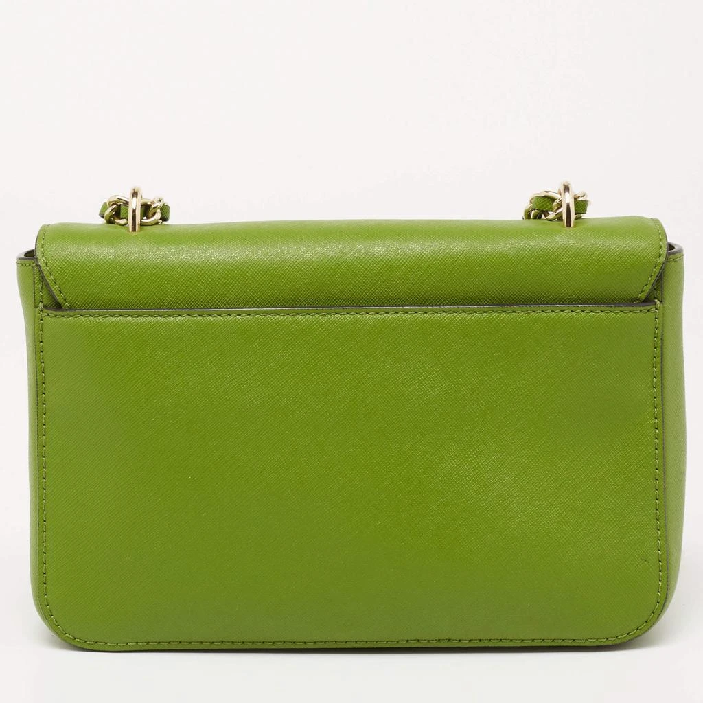 商品[二手商品] Tory Burch|Tory Burch Green Leather Robinson Shoulder Bag,价格¥914,第4张图片详细描述