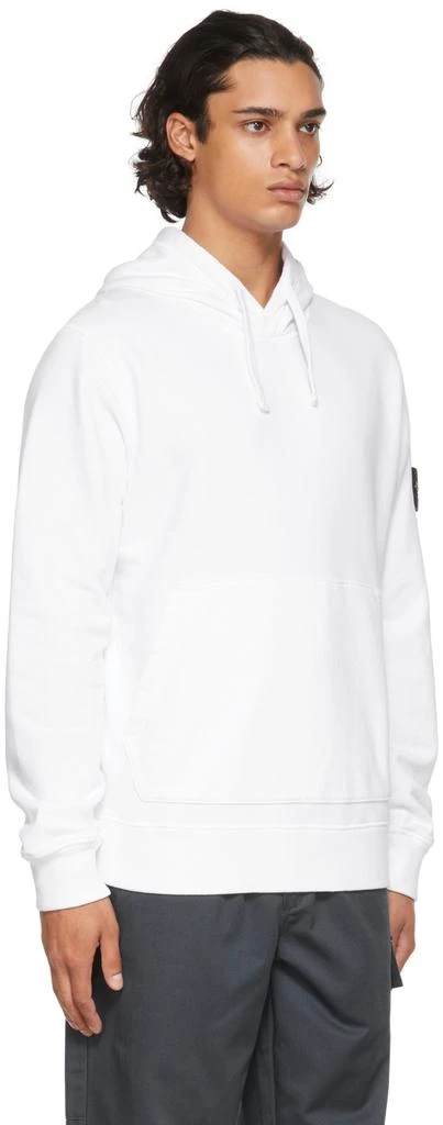 商品Stone Island|White Classic Hoodie,价格¥1369,第2张图片详细描述