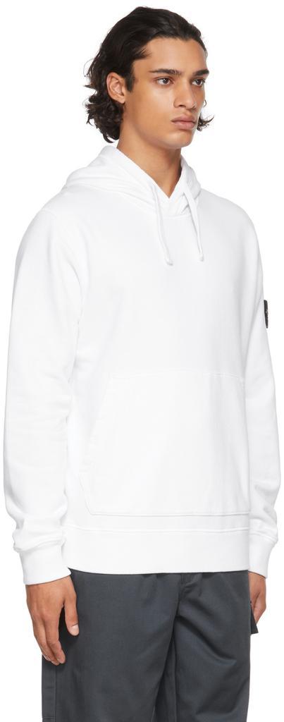 商品Stone Island|White Classic Hoodie,价格¥2620,第4张图片详细描述