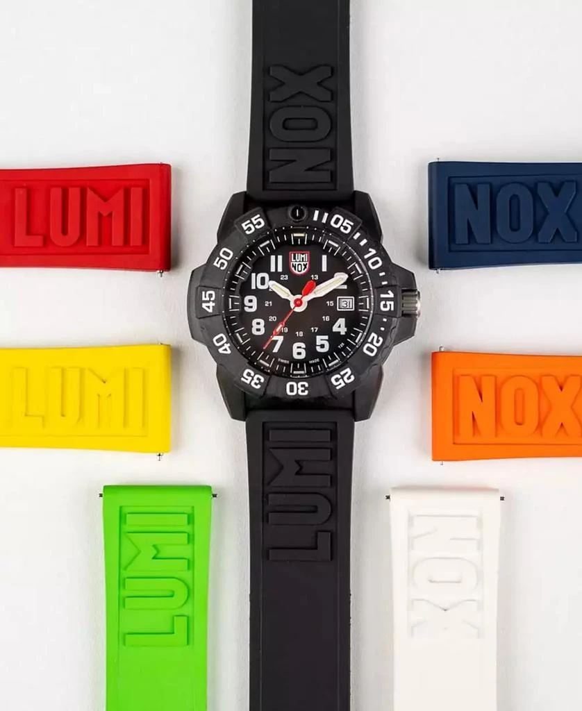 商品Luminox|Interchangeable Green Rubber Watch Strap,价格¥672,第2张图片详细描述