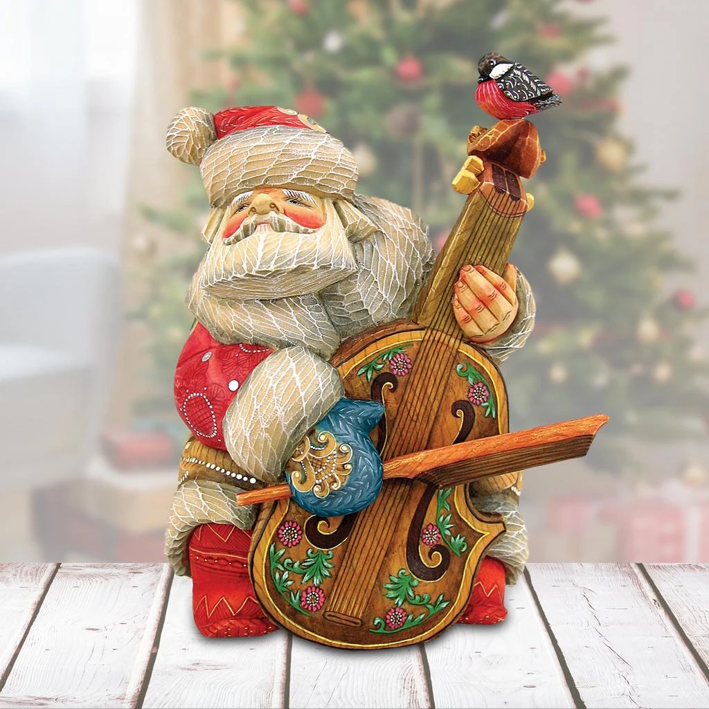 商品G. DeBrekht|Designocracy Musician Cellist Santa Handpainted Figurine G.DeBrekht,价格¥866,第1张图片