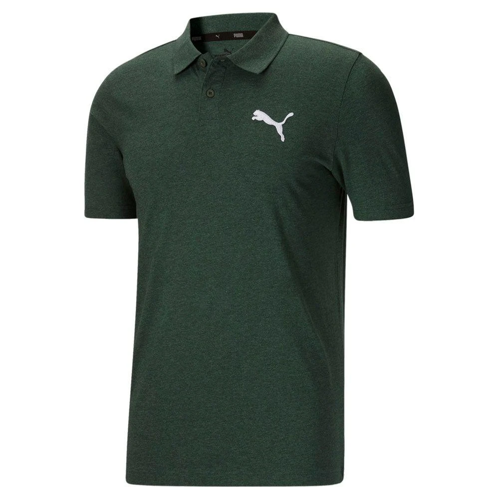 商品Puma|Essentials Heather Logo Short Sleeve Polo Shirt,价格¥225,第1张图片