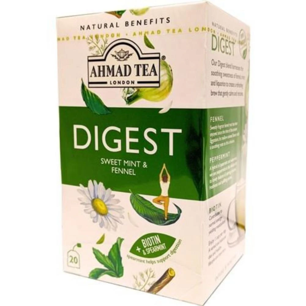 商品AhmadTea|Ahmad Tea Digest Sweet Mint & Fennel (Pack of 3),价格¥160,第1张图片