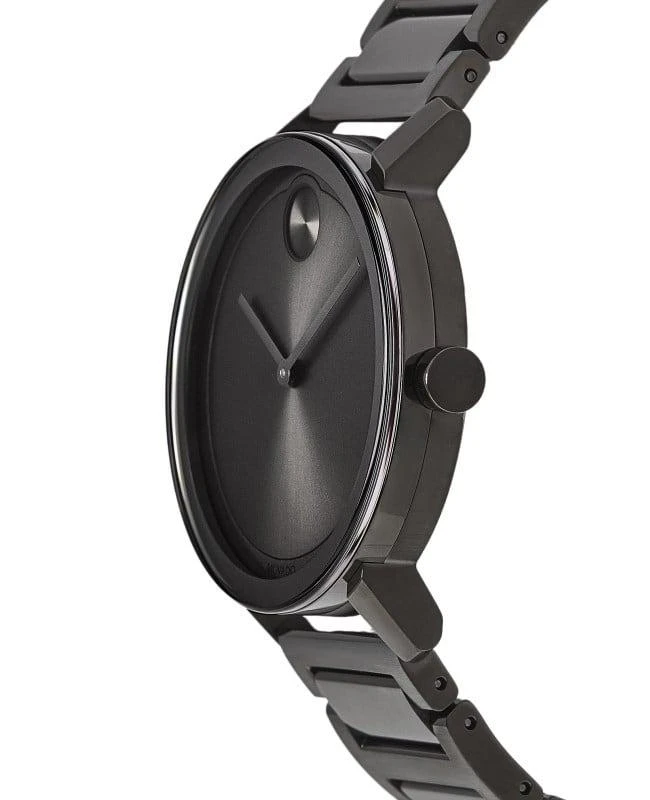 商品Movado|Movado Bold Gunmetal Ion-plated Men's Watch 3600509,价格¥3855,第3张图片详细描述