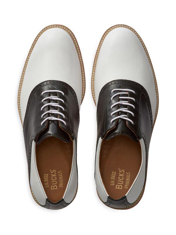 GH Bass Pasadena Saddle size 7.5 G.H. Bass & Co Pasadena Mens 8M Navy Dress Shoes Blue Suede  main image 2
