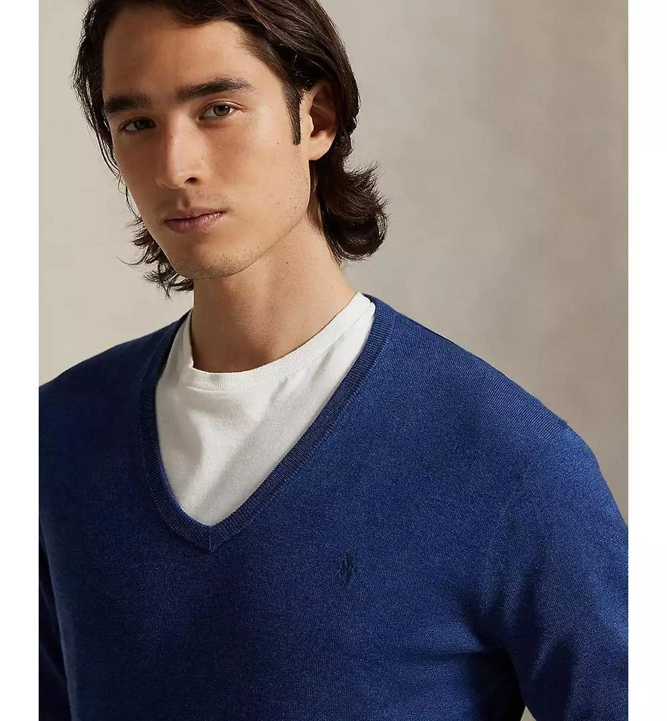 商品Ralph Lauren|Men's Cotton V-Neck Sweater,价格¥654,第2张图片详细描述