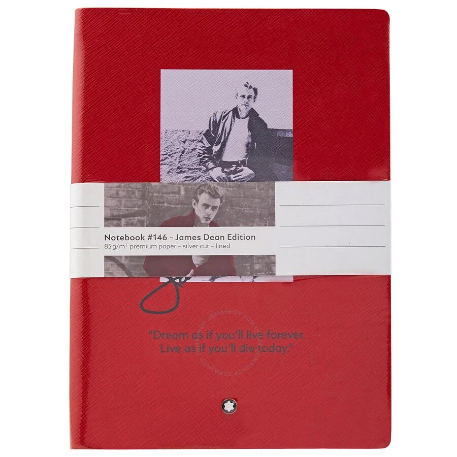 商品MontBlanc|Fine Stationery Notebook #146 Great Characters James Dean,价格¥521,第2张图片详细描述