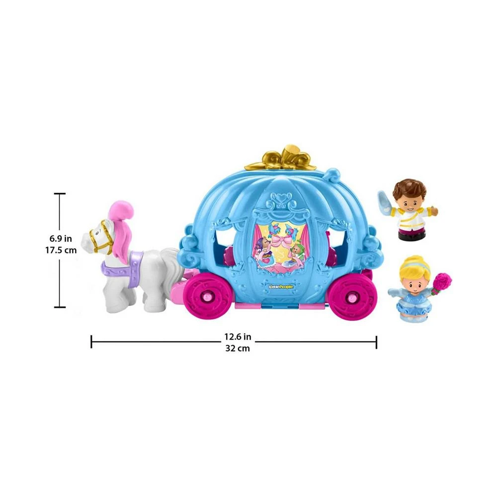 商品Fisher Price|Disney Princess Cinderella's Dancing Carriage by Little People Set,价格¥82,第4张图片详细描述