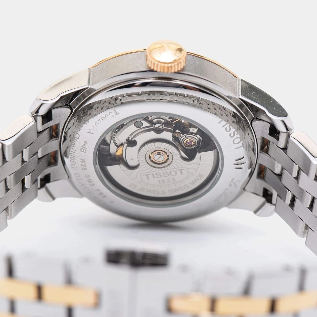 商品[二手商品] Tissot|Tissot Mother of Pearl Diamond Two Tone Stainless Steel Le Locle T006.207.22.116.00 Women's Wristwatch 29 mm,价格¥3130,第4张图片详细描述