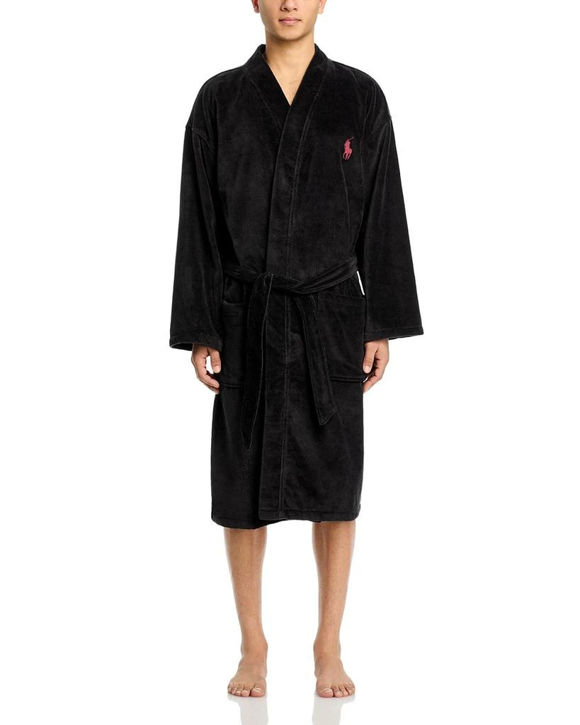 商品Ralph Lauren|Men's Kimono Cotton Velour Robe,价格¥883,第1张图片详细描述